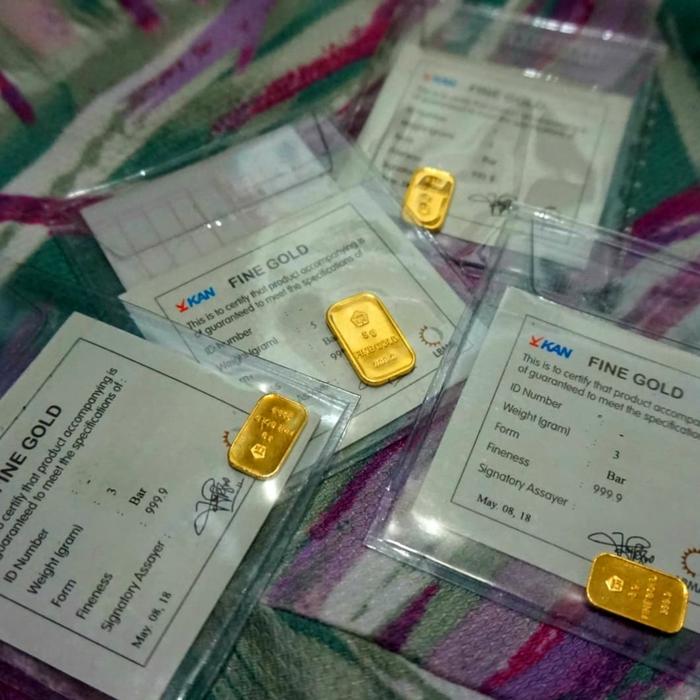 Emas 3 Gram Batangan PT. Antam