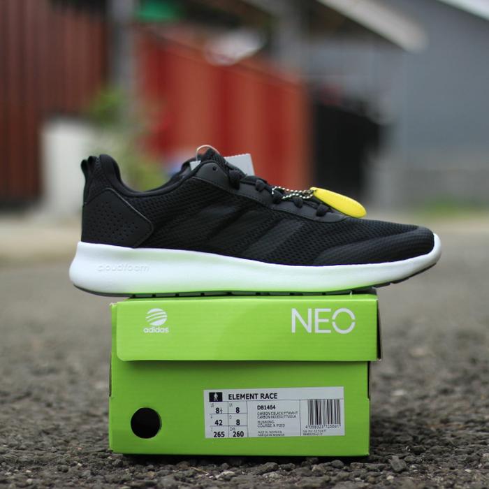 ADIDAS CLOUDFOAM RACER ULTIMATE BLACK WHITE ORIGINAL BNIB