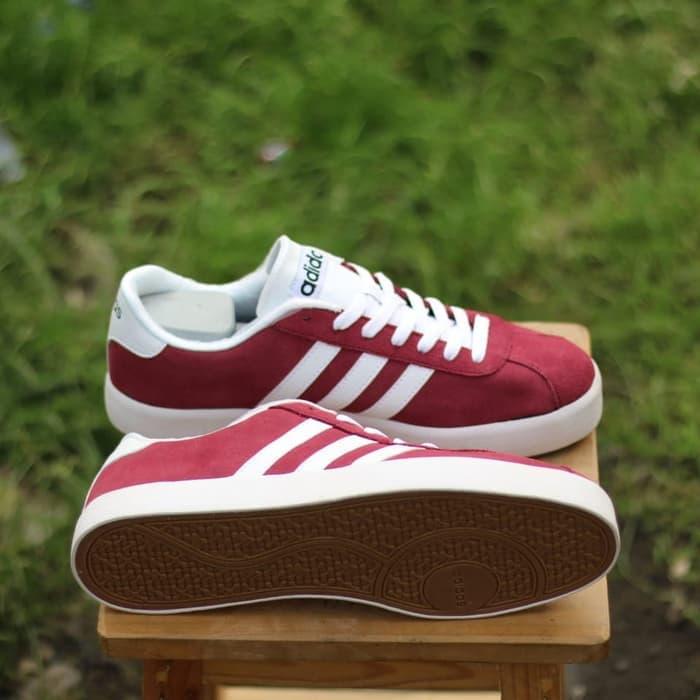 ADIDAS NEO VL COURT SUEDE MAROON ORIGINAL