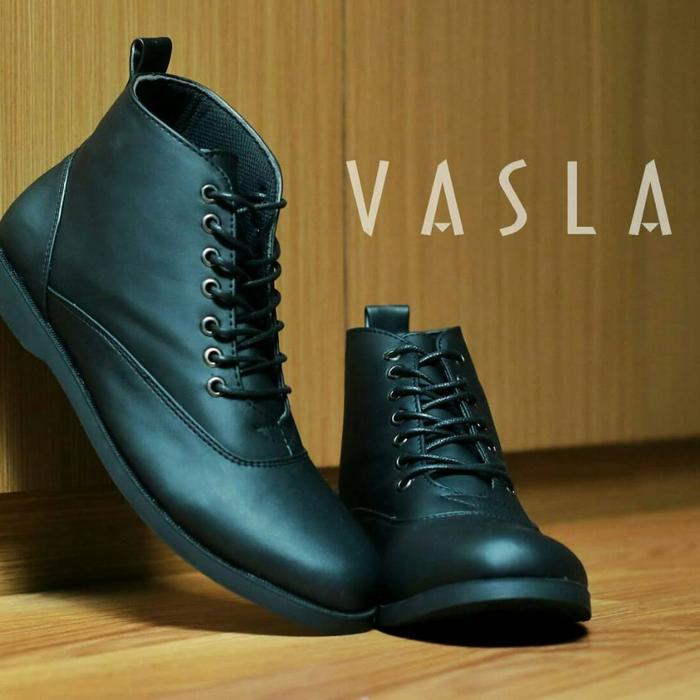 SEPATU Boots PRIA VASLA Brodo top DEP ORIGINAL BRAND / FREE KAOS KAKI