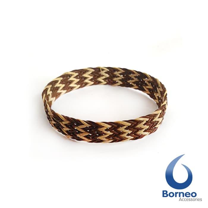 Gelang Anyaman Simpai Rotan Dayak Kalimantan