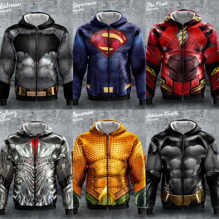 HOODIE Superheroes Marvel DC Comics 2XL - 5XL by Artlantis
