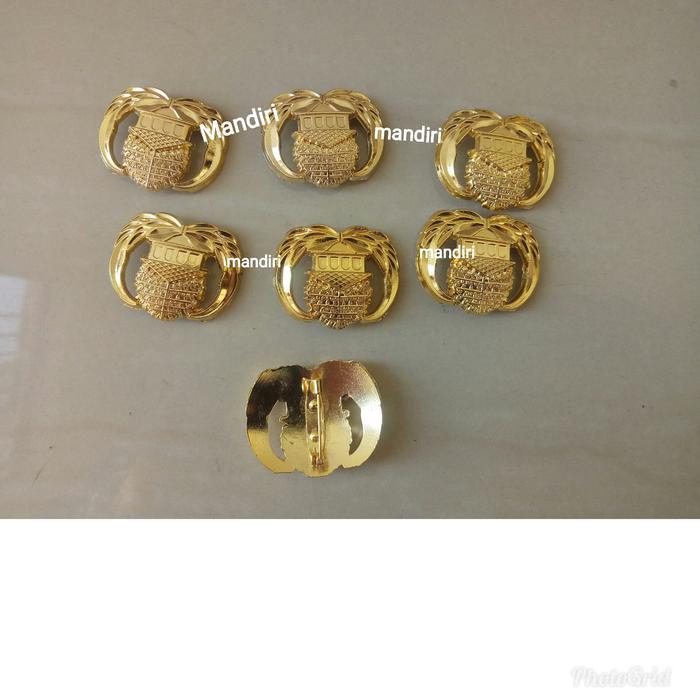 Pin Korpri 3cm Kuningan ASLI Cor Tebal 3mm Bangkok PREMIUM ORIGINAL