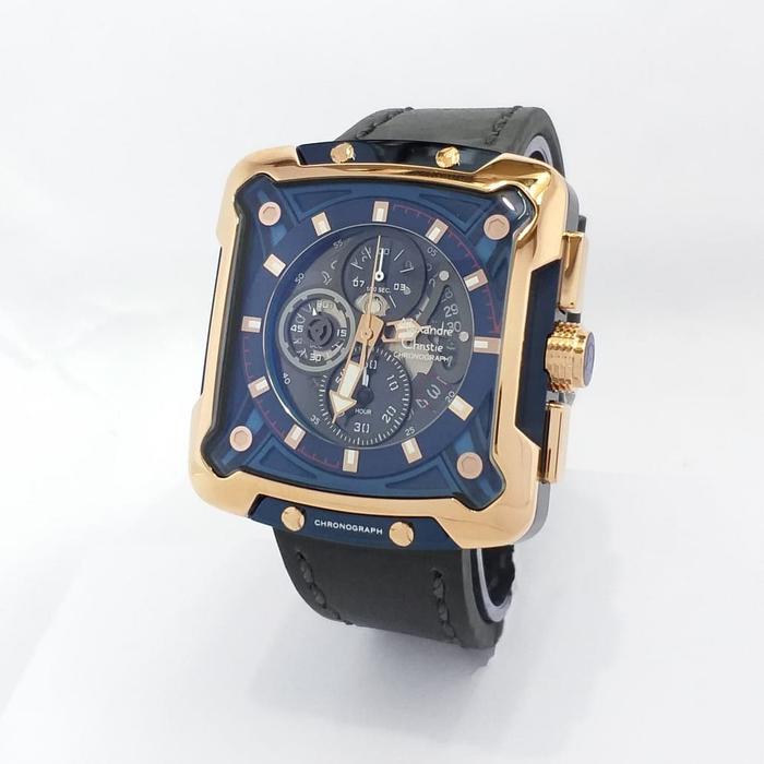 Jam Alexandre Christie AC 3039 MC Black Blue Rosegold