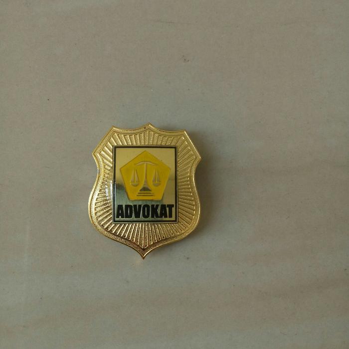 Pin Broos lencana Advokat pengacara Lawyer Magnet kwalitas Premium