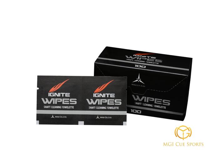 Ignite Billiard Wipes Shaft Cleaning Towelette