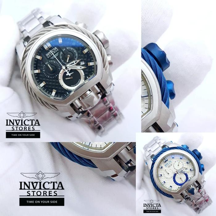 Jam Tangan Pria Merk Invicta Bold Miyota Type 2682 Baterai Free Box WI