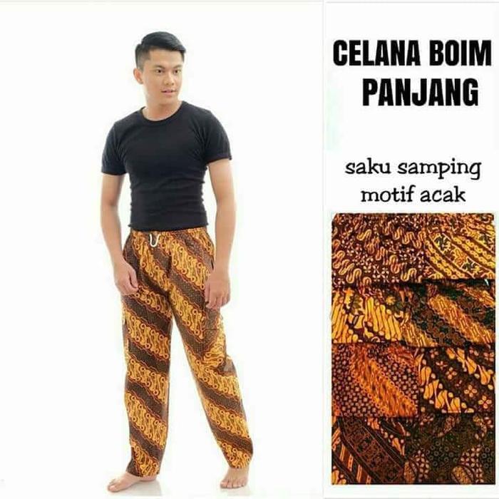 celana batik pria celana panjang boim batik