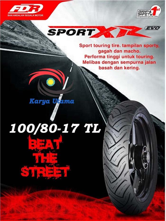 Ban Luar Federal FDR 100/80-17 100/80 Ring 17 Tubeless Sport XR Evo