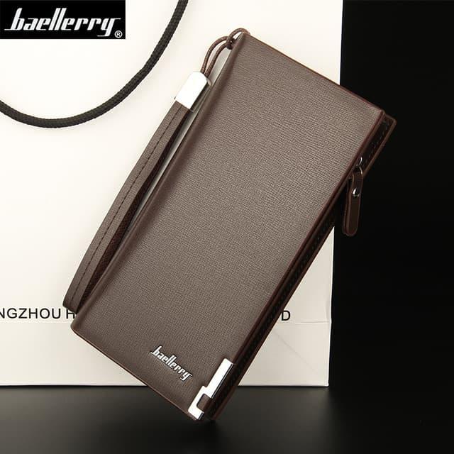 Baellerry Dompet Kulit Pria Kasual - SW002 - Coffee