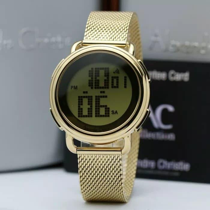 Alexandre Christie Wanita AC 9227 LH Gold Digital Original