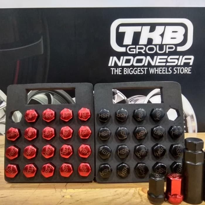 Lug Nut Baut Mur Roda Kecil HSR Wheel Untuk Velg Racing dan OEM Mobil