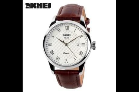 Jam Tangan Pria Clasic SKMEI 9058 Original Anti Air -COKLAT