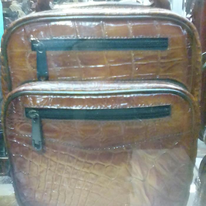 Tas KULIT BUAYA ASLI khas Papua