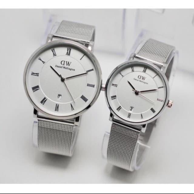 Jam tangan dw rantai pasir couple tanggal
