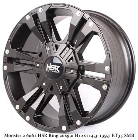 Velg Mobil HSR ring 20 untuk Navara Pajero Triton Strada