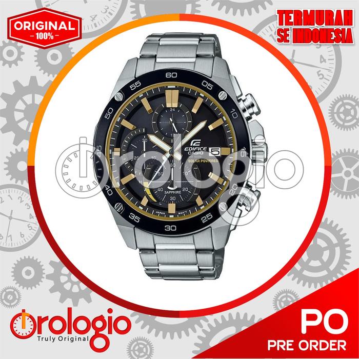Jam Tangan Casio Edifice Solar Power Chronograph EFSS500DB-1BV