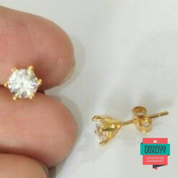 Grosir anting emas asli kadar 700 model desi bintang Keren