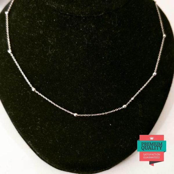 Murah Kalung jedar emas putih 1 gram an ajaah hadiah ultah kalung