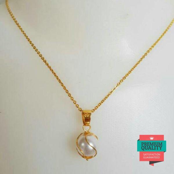 Terlaris Paket kalung mutiara emas asli Keren - kalung 2 gram an