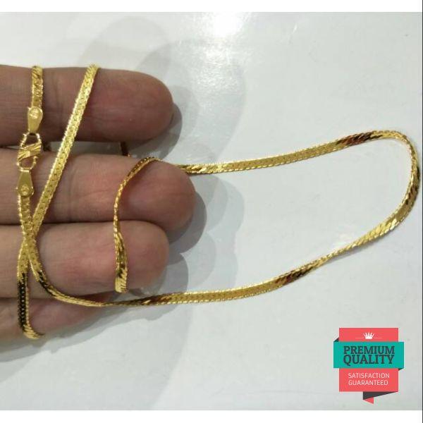 Grosir Kalung emas asli kadar 875 cocok buat pria dan wanita Elegan