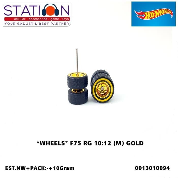 BAN KARET HOT WHEELS F75 GK 10 12 (M) GOLD