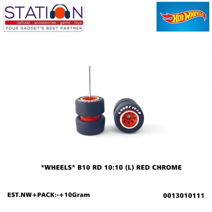 BAN KARET HOT WHEELS B10 RD 10 10 (L) RED CHROME