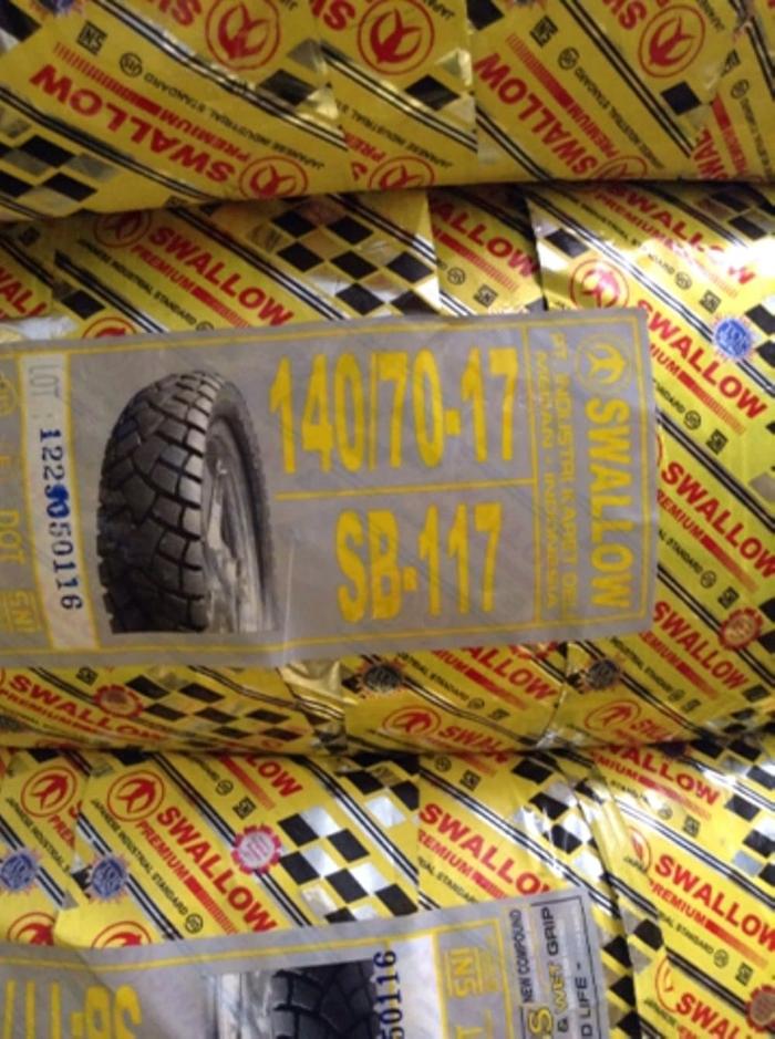 Ban Tubeless Swallow 140-70-17 Street Enduro Semi Trail Ring 17 Series
