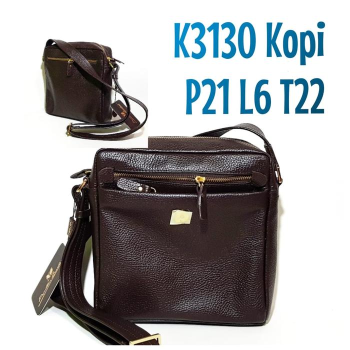 Tas Kulit Papillon Original K3130 Kopi Cowok Pria