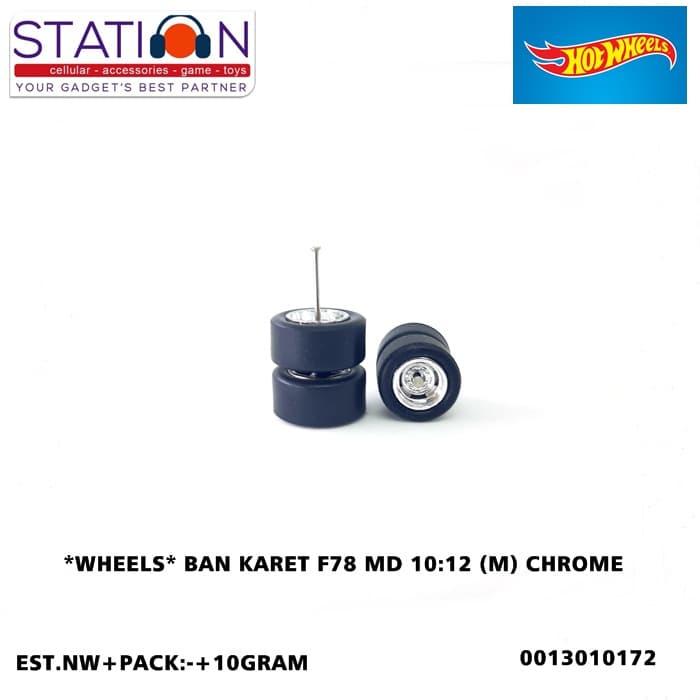BAN KARET HOT WHEELS F78 MD 10 12 (M) CHROME