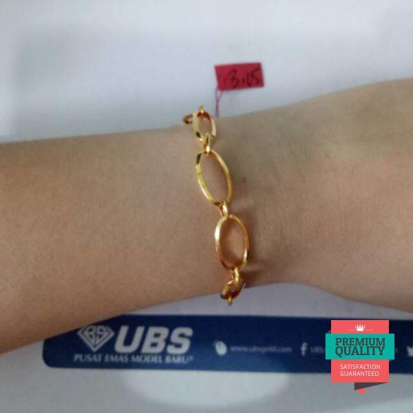 Grosir Gelang emas asli kadar 700 berat 3,05 gram Elegan