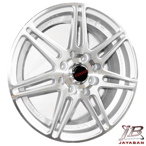 Velg racing ring 14 inch Brave Velano H8 mobil Avanza, Xenia, Brio