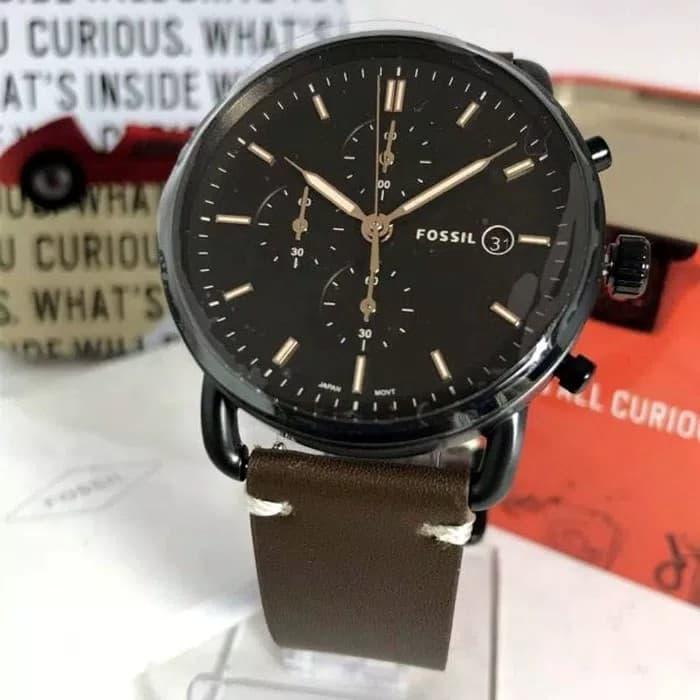 Jam Tangan Pria Fossil FS5403 & FS 5403 Original Silver Fullset 4.2 MM