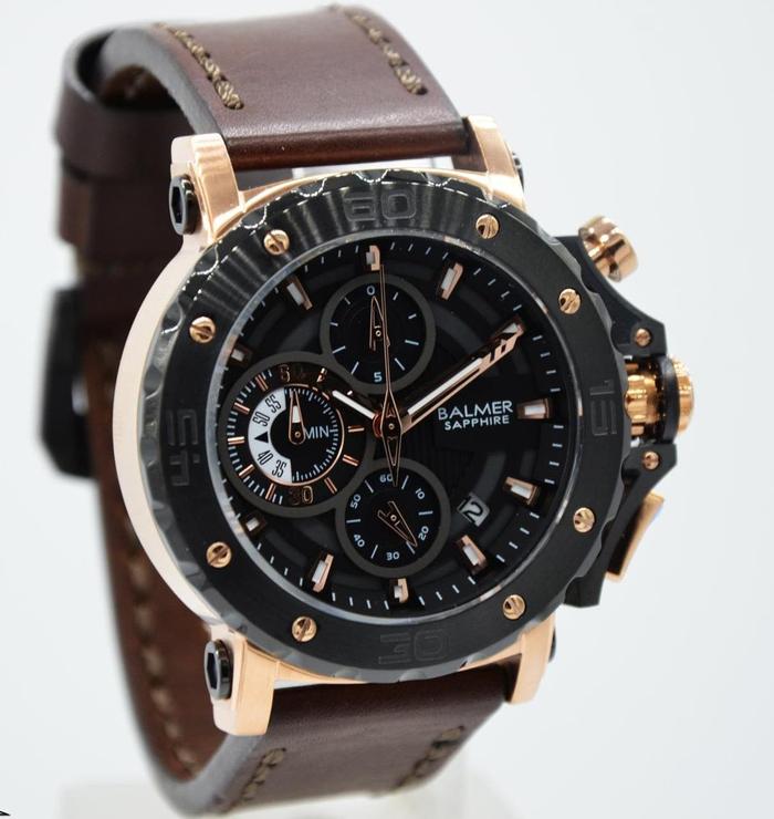 BALMER Jam Tangan Pria Tali Kulit - 7975M