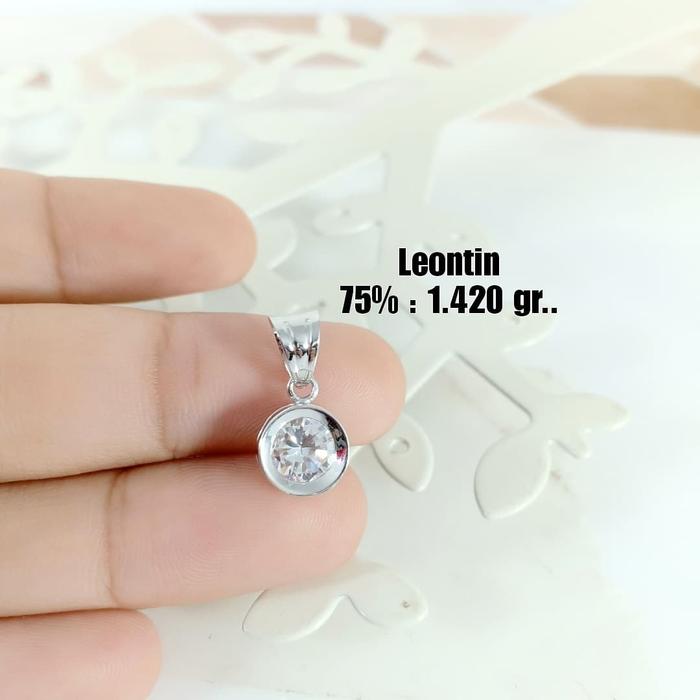 Liontin Emas / Mas Putih 75% Berat 1.420 Gram..
