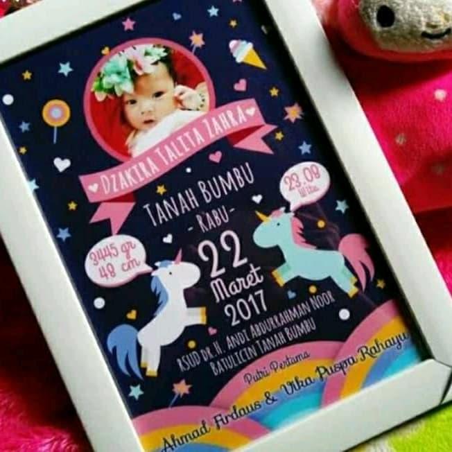 Biodata Bayi/Poster Bayi lucu/pigura bayi