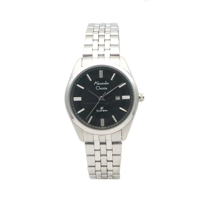 Alexandre Christie Jam Tangan Pria AC 8595 Silver Original