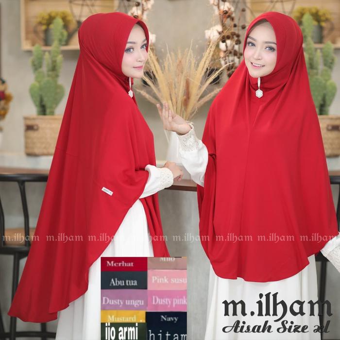 KHIMAR AISYAH XL ORIGINAL M.ILHAM - KHIMAR AISYAH JUMBO GOOD JERSY