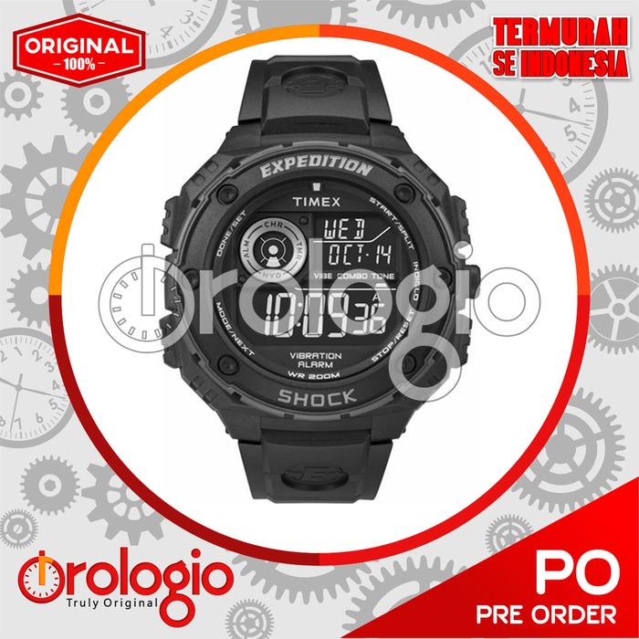 Men's Timex Expedition Shock Vibrating Alarm Watch T49983 ORI