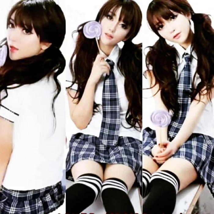 lingerie kostum sekolah costume uniform student cosplay pelajar school