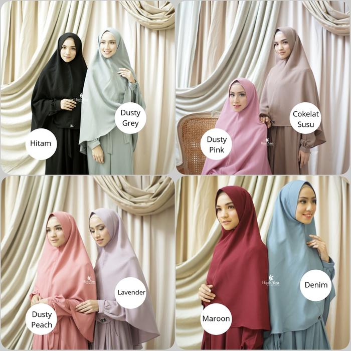 Hijab Alsa - Khimar Raisa / Jilbab Syar'i / Jilbab Jumbo Size M
