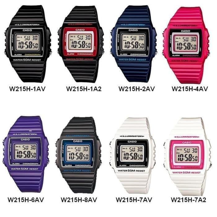 Jam tangan Casio Original W-215H / W215H /W215 /215H