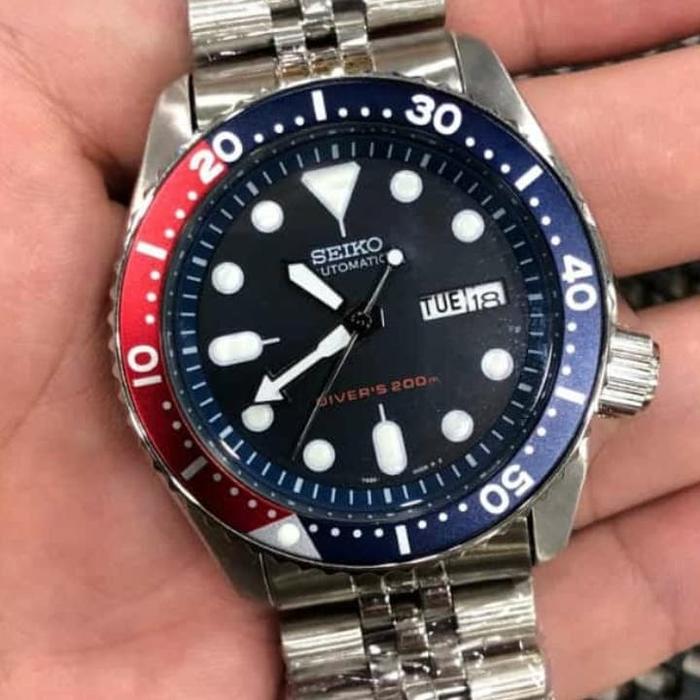 Jam Tangan Pria Seiko DiverS Ori BM Automatic Stainless Steel 42mm