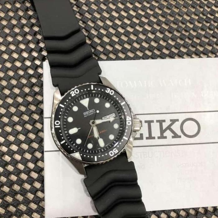 Jam Tangan Pria Merk Seiko Diver'S Ori BM Automatic Rubber 42mm