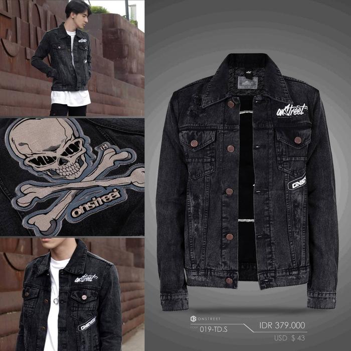 TRUCKER DENIM SKULL ONSTREET | JAKET ONSTREET ORIGINALS