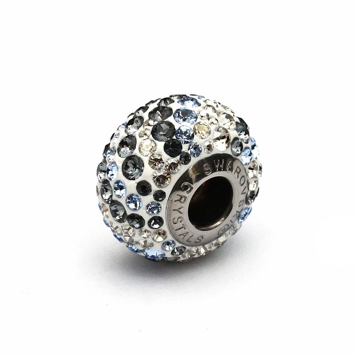 Perhiasan Liontin Kalung Charm Swarovski - Pave Wave by AR Hestia