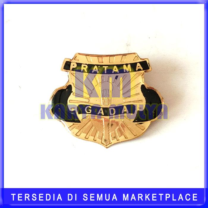 Pin Bross Logo Gada Pratama Satpam Bahan Kuningan - Karya Mulya