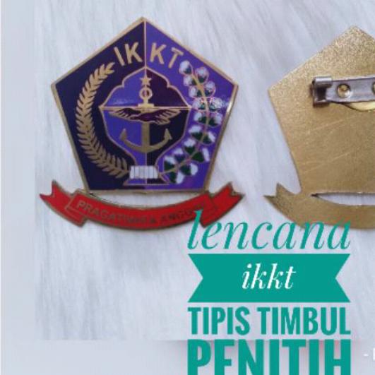 lencana pin dinas IKKT tipis peniti