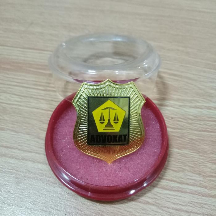 Pin Bross ADVOKAT Pengacara Lawyer Magnet Plus Box Premium