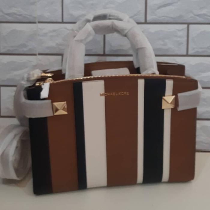 TAS WANITA BRANDED ORIGINAL - MK KARLA SATCHEL MEDIUM LUGGAGE